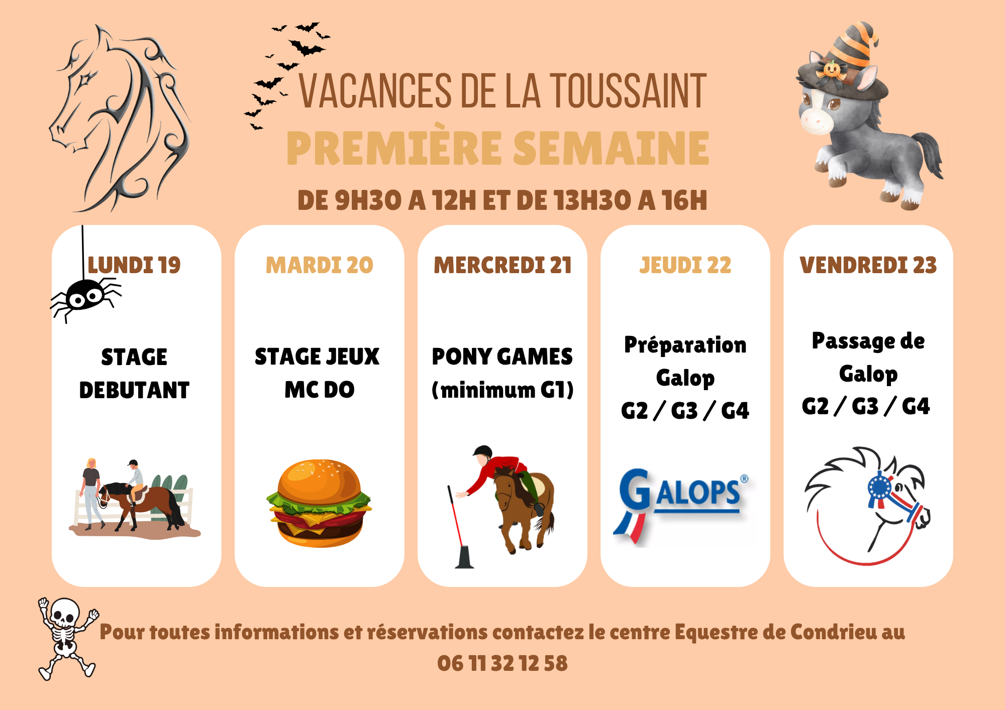 STAGE TOUSSAINT 1 SEMAINE